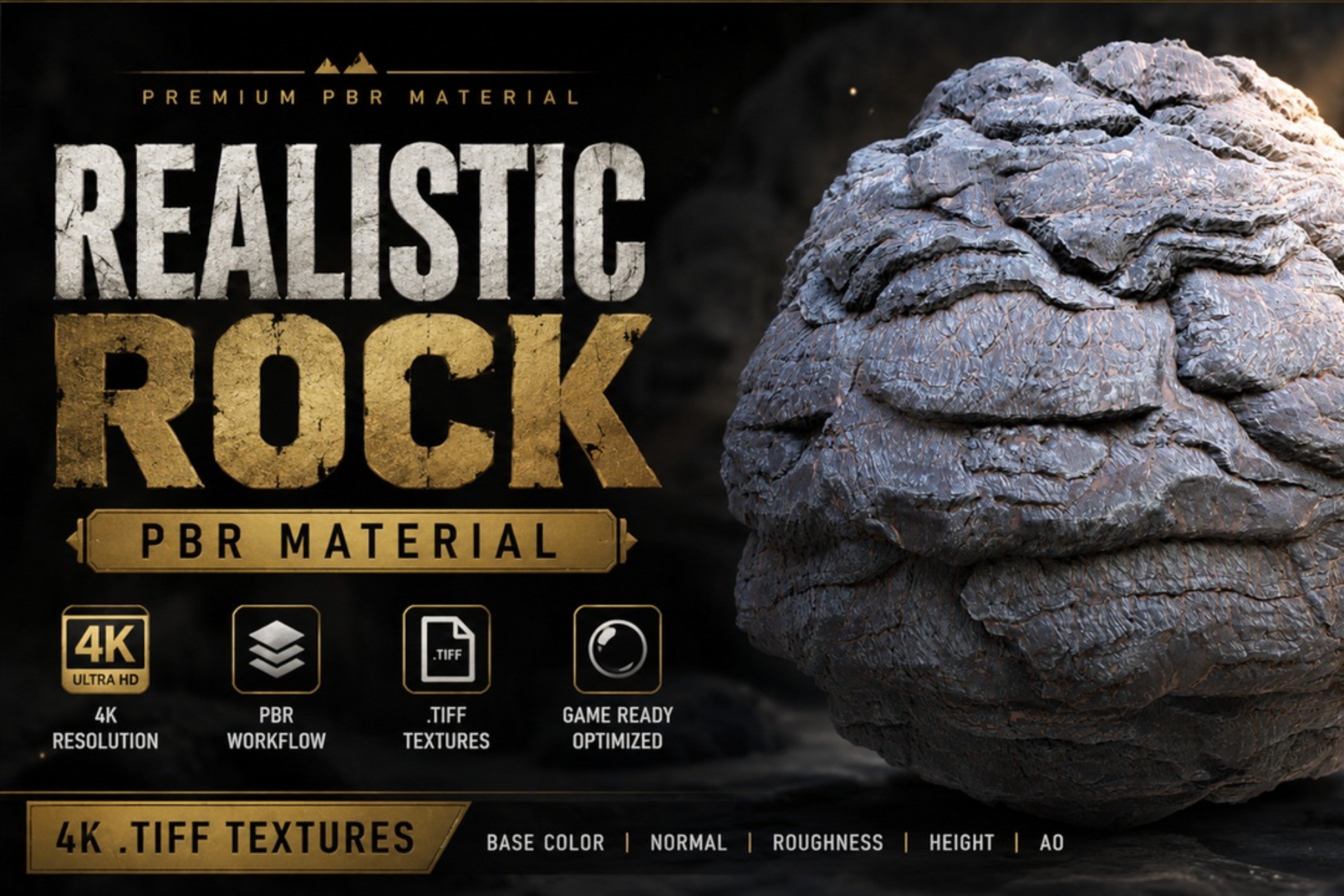 Realistic Sandstone Collection – 4K PBR Materials