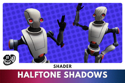 Halftone Shadows Shader