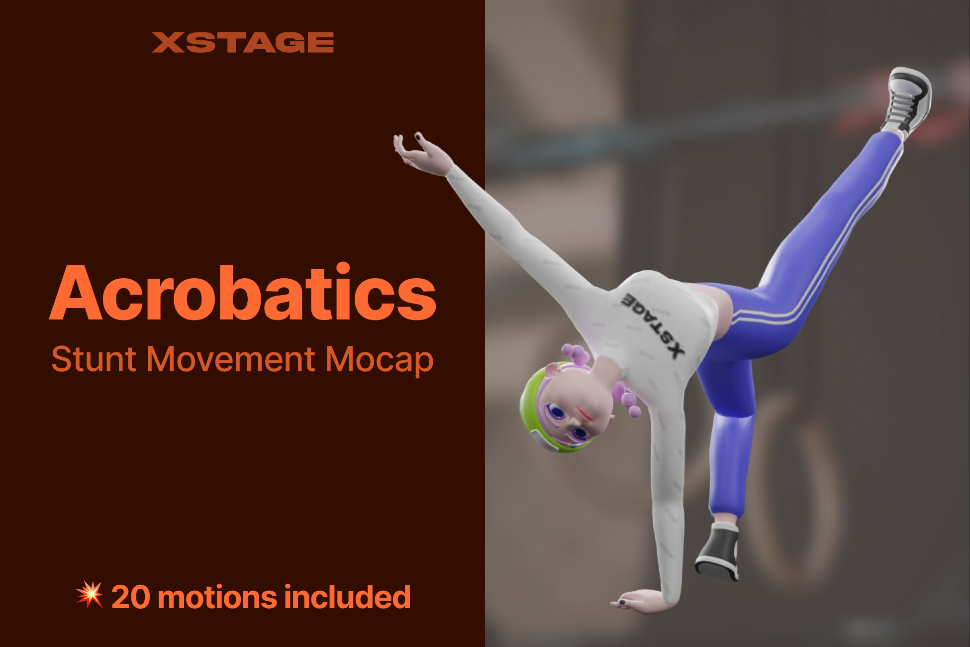 Stunt Animation Acrobatic | Stunt Movement Mocap Pack | 3D Animations | Unity Asset Store