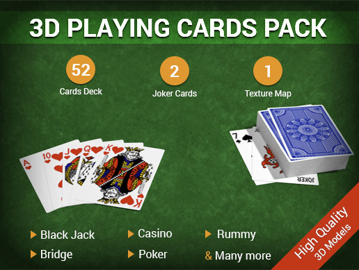 Unity Cards Models Playing Cards 3D | 3D | Unity Asset Store
