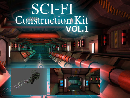 Sci-Fi Construction Kit | 3D SF | Unity Asset Store