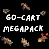 Stylized Low-Poly Go-Kart Mega Pack: 85+ 3D Vehicle Prefabs