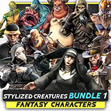 12 in 1 Massive Bundle - Stylized Fantasy Creature - Part 2