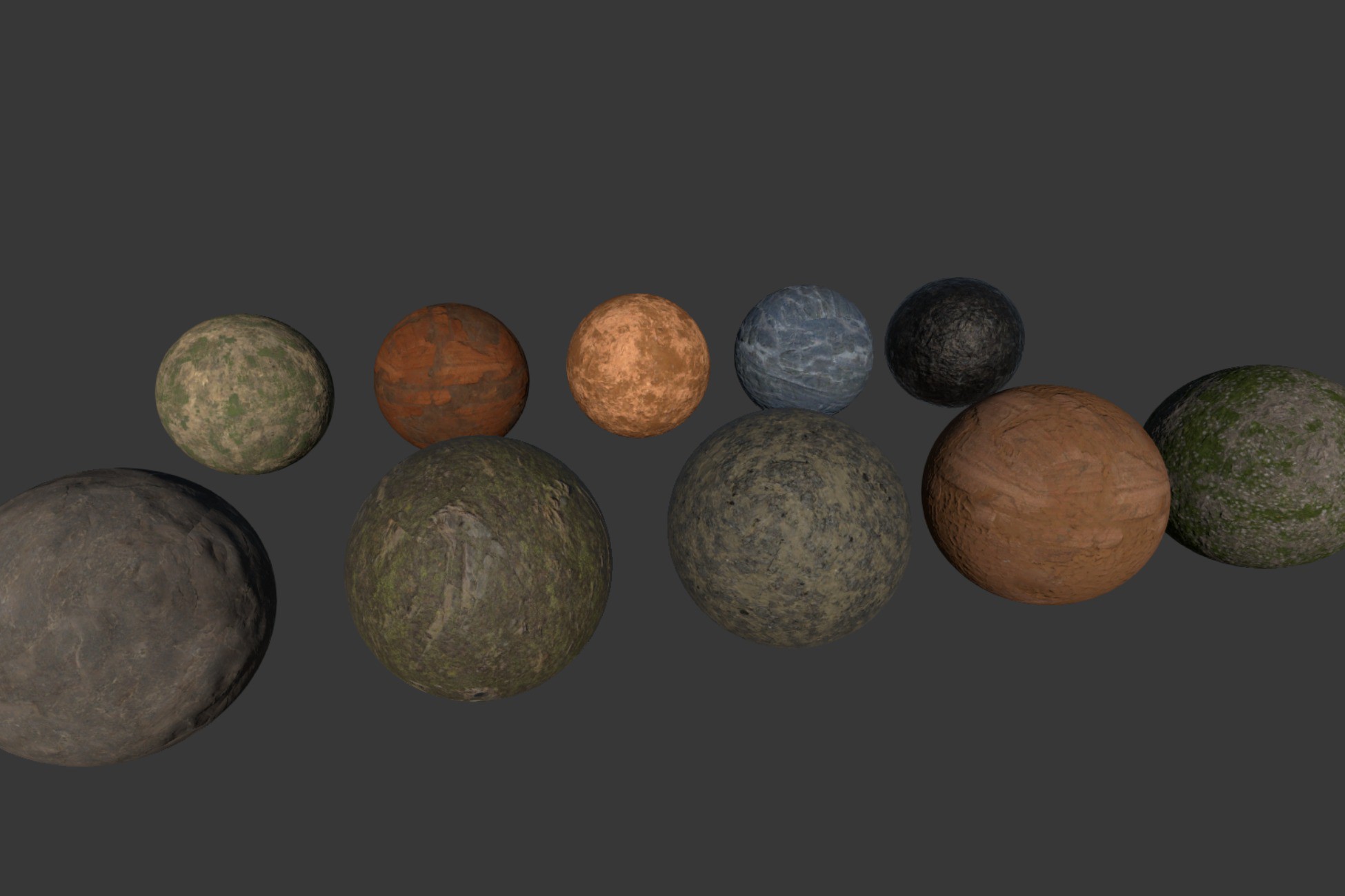 Meteor Material Unity Stones Material | 2D Stone | Unity Asset Store