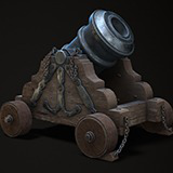 Mortar Medieval Cannon
