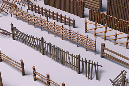 Rural & Medieval Fence Pack – BoznaWhat
