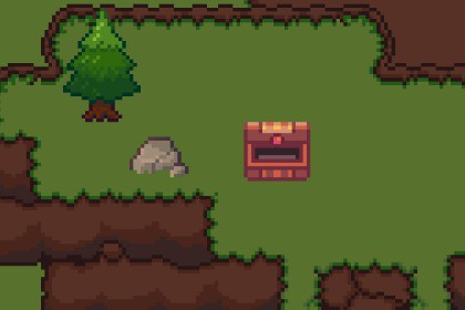 Pixel Art Forest Topdown