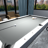 Billiard Fixed Point 3D Physics (Calculable Mechanics v2)