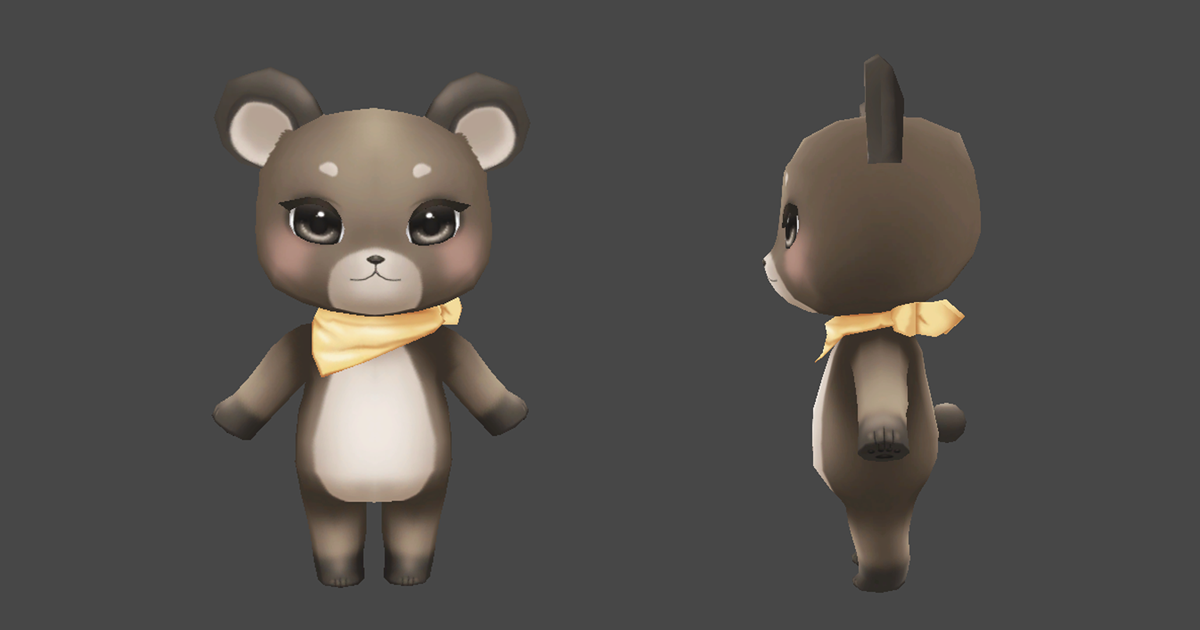 Red Bear Unity Model Cute-Animal_Bear | 3D Animals | Unity Asset Store