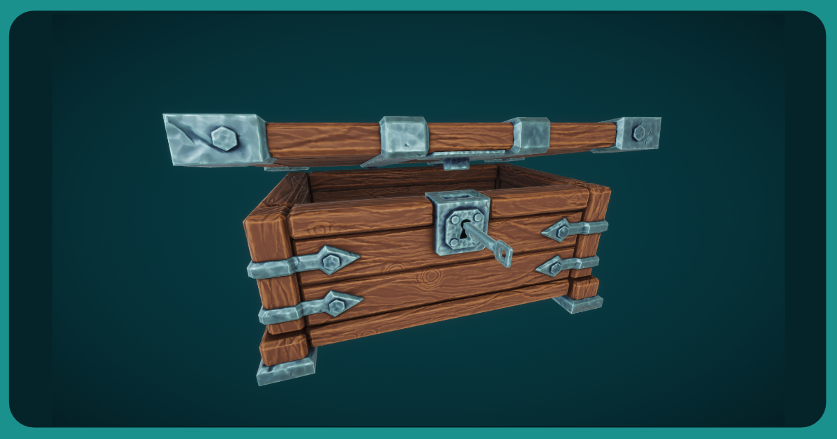 Stylized Fantasy Chest - Square | 3D Furniture | Unity Asset Store