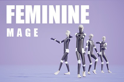 Feminine Mage - Motion Capture