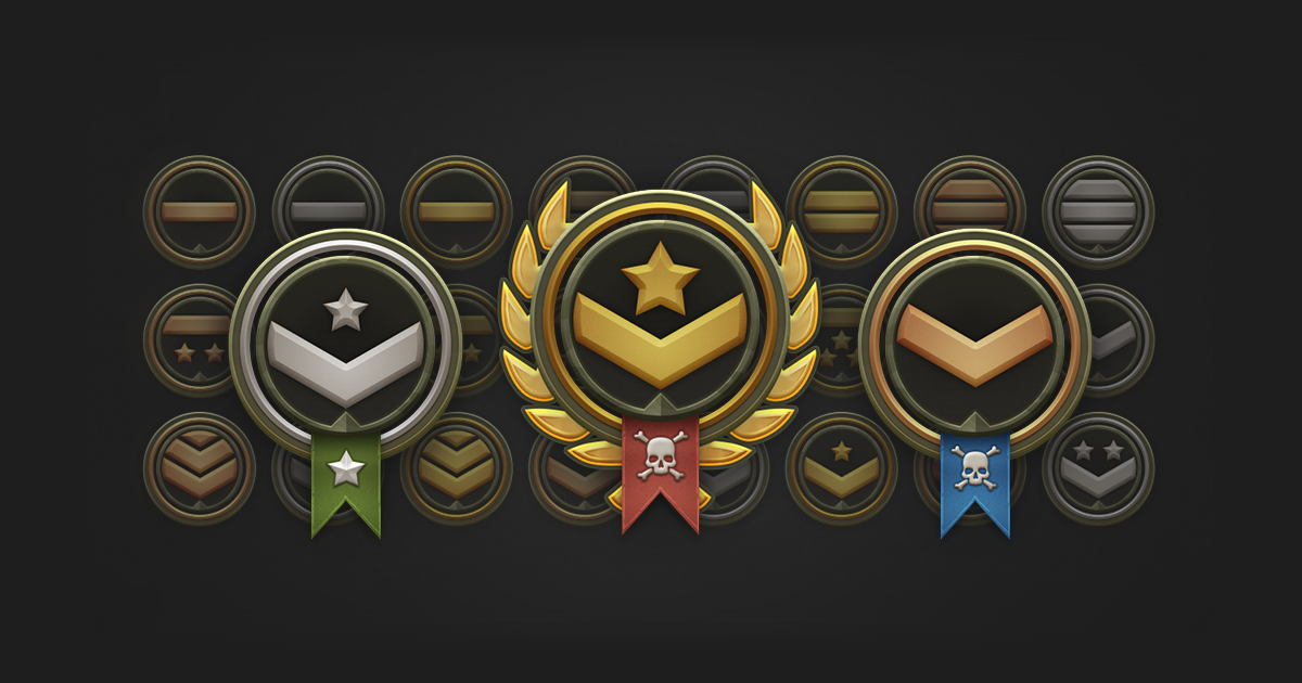 Icons Modern Ranks Fusion Ranks | 2D Icons | Unity Asset Store