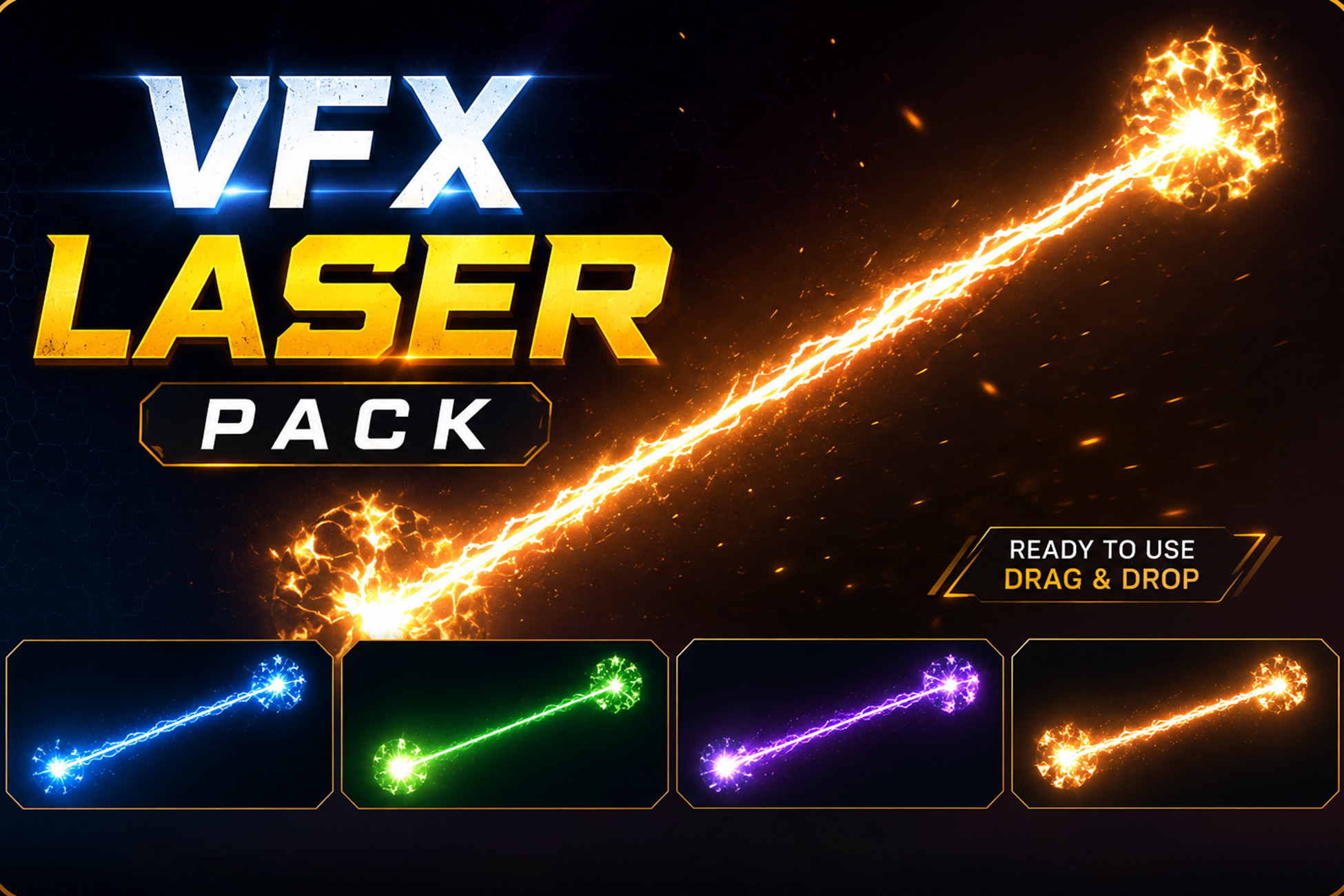 Laser Beam-Hit Effect