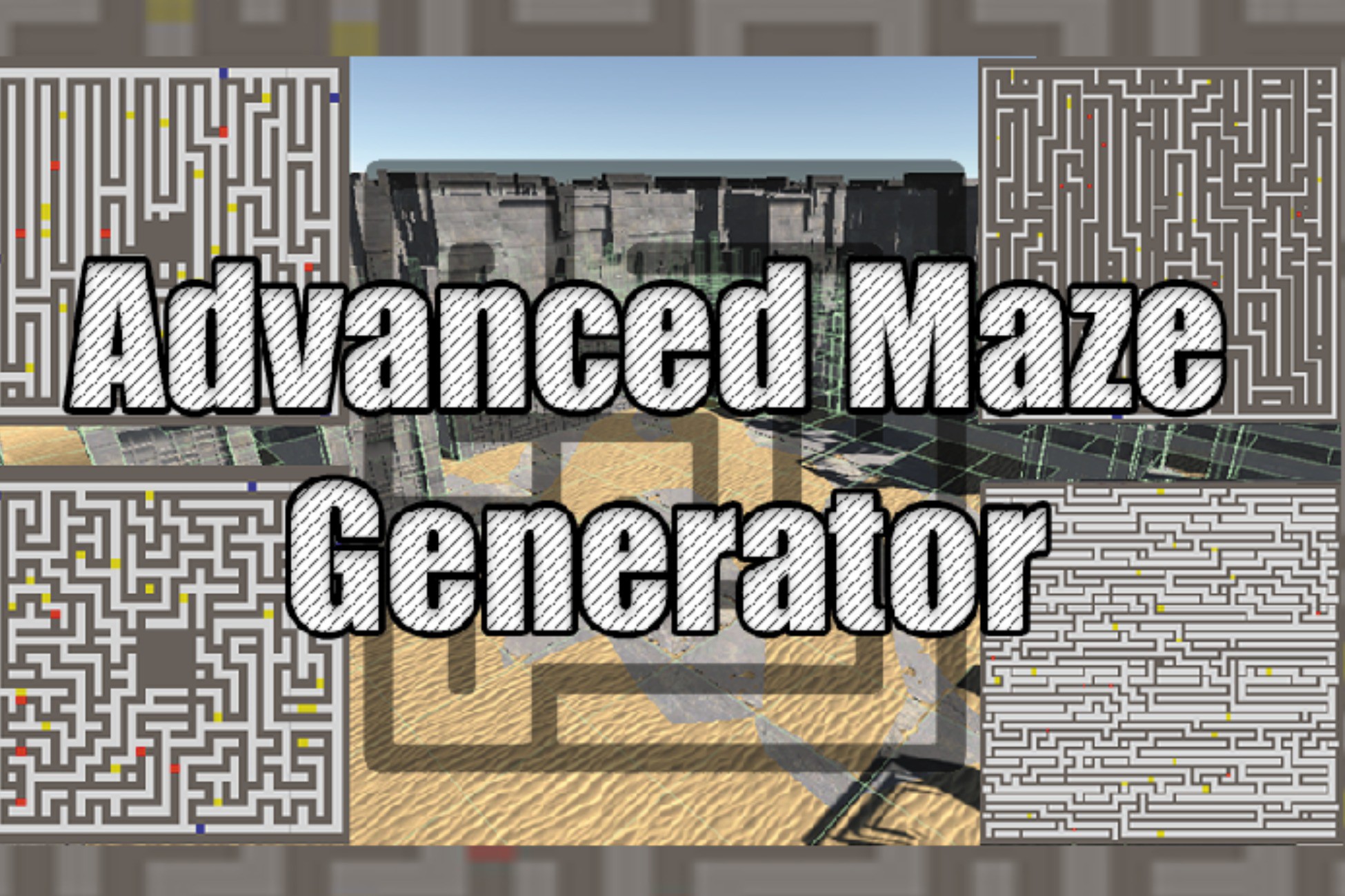 Advanced Maze Generator | 关卡设计 | Unity Asset Store