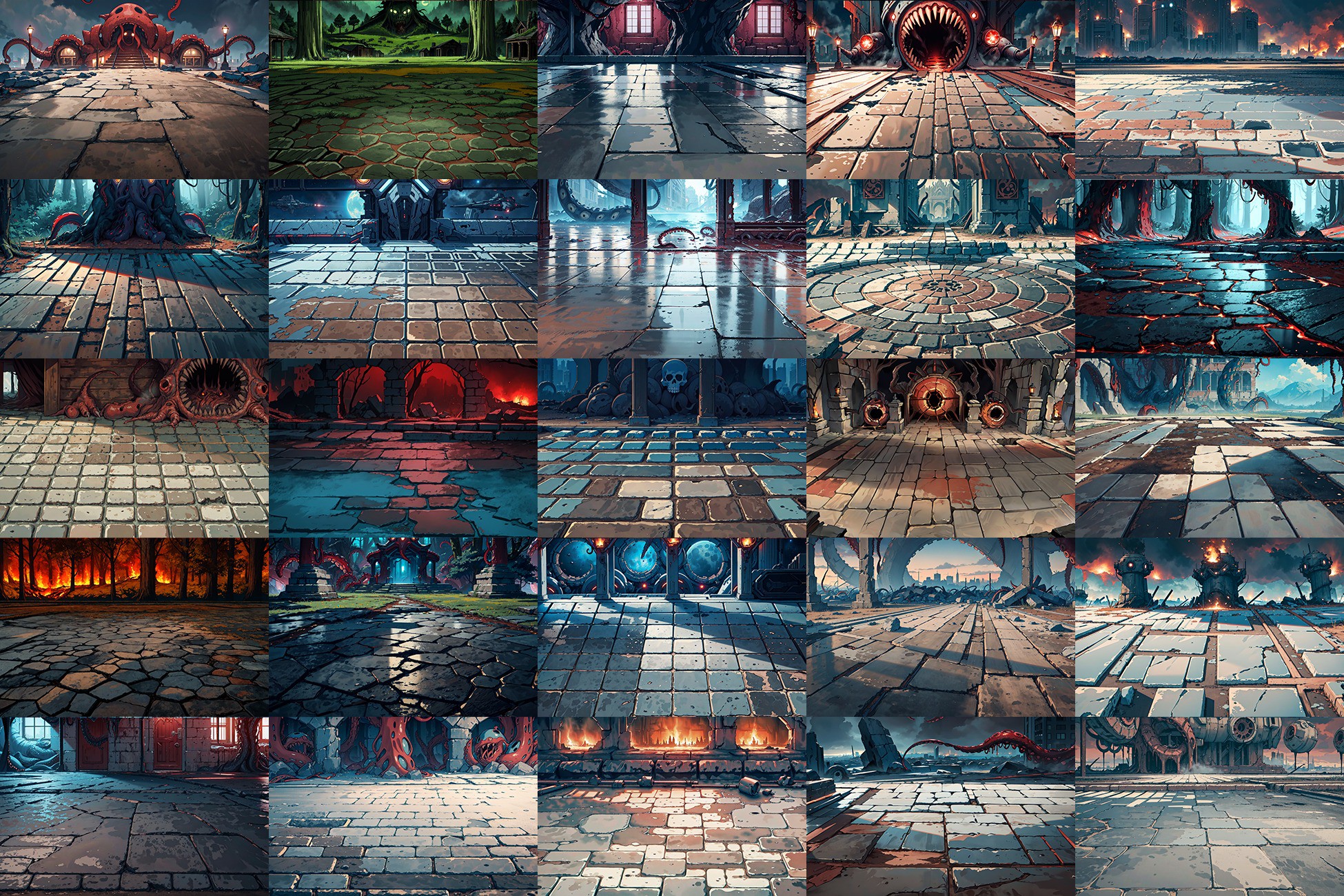 Off Rpg Background 223 Battle Backgrounds - Evil Land (for apocalyptic/Sci-Fi/horror RPG ...