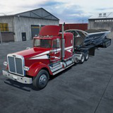 80s Semitruck Side Dump