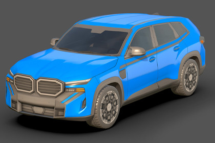 City Low Poly Car 3