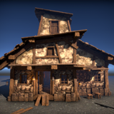 House rustic modular pieces
