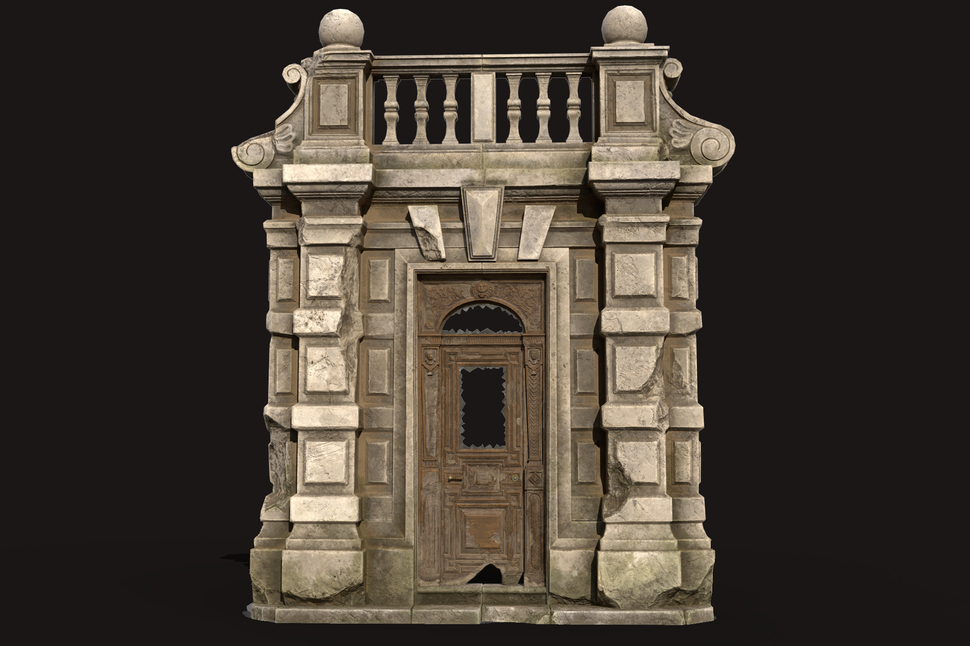 Old Portal Abandoned Door