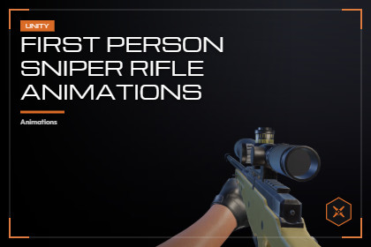 First Person Sniper Rifle Animations