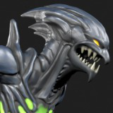 Alien Spitter – Sci-Fi Ranged Enemy (Rigged Game Ready Character)