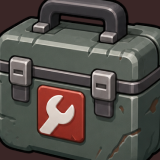 Military Equipment Industrial Machinery Mechanical Parts Repair Icons Pack