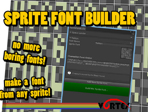 Sprite Font Builder | GUI Tools | Unity Asset Store