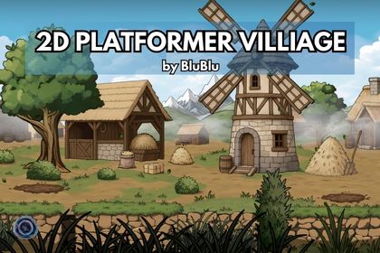 2D Platformer Village