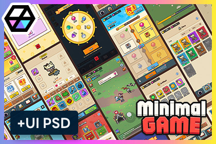 GUI Pro - Minimal Game Light(+PSD)