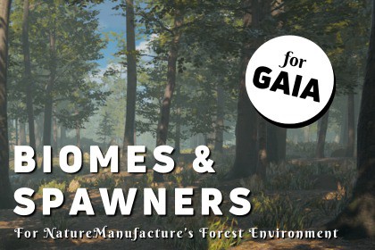 Biomes & Spawners for Gaia - NatureManufacture's Forest Environment