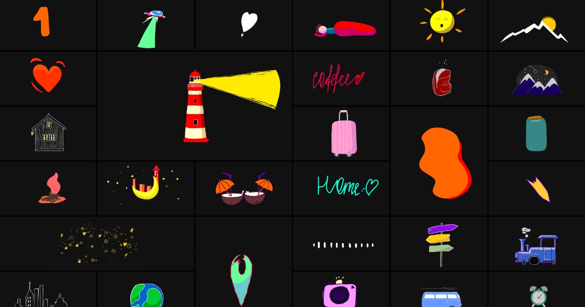 Transparent Unity Stickers Travel Stickers (23.06) | 2D Textures & Materials | Unity Asset Store