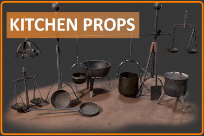Kitchen Set Props