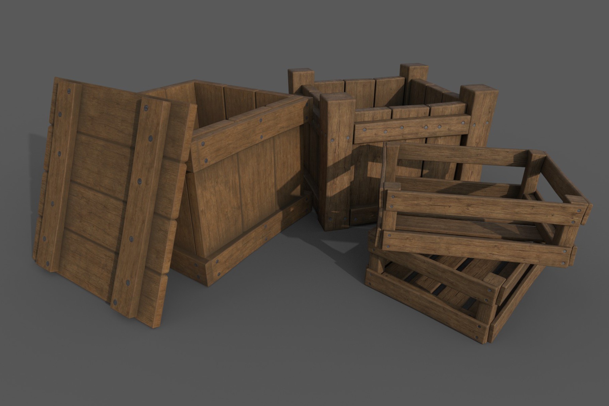 Wooden Boxes | 3D Props | Unity Asset Store