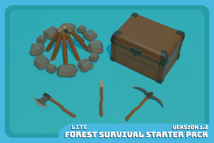 Low-Poly Forest Survival Starter Pack Lite