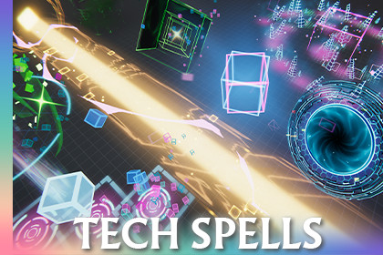 Sci-Fi | Tech | Futuristic Stylized VFX Starter Kit