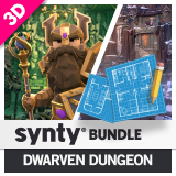 Value Bundle – POLYGON Dungeon Realms and Dwarven Dungeon Map