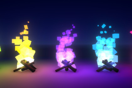 VFX - Low Poly Fire Particles