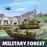 Military Forest - Low Poly 3D Models Pack