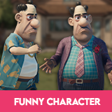 Stylized Funny Male Character