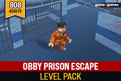 Obby Prison Escape Game Level Pack