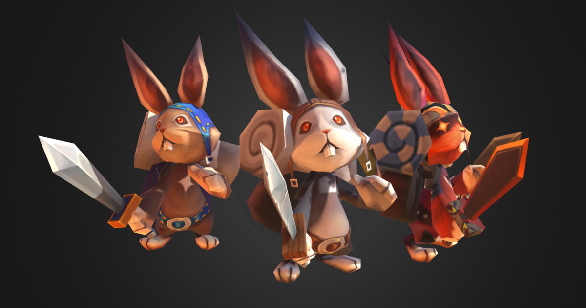 RabbitWarrior | 3D Animals | Unity Asset Store
