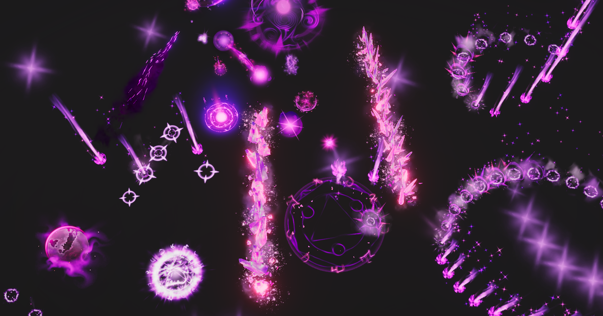 Arcane Mage RPG Magic Spells (45 VFX) | 符文 | Unity Asset Store