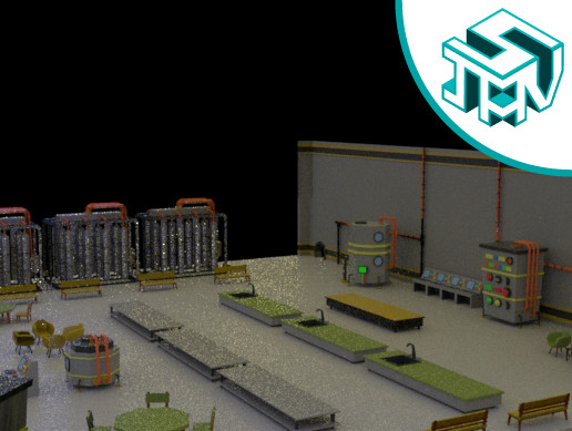 Lab Layout Video Game Level Unity Laboratory Low Poly | 3D Environments | Unity Asset Store
