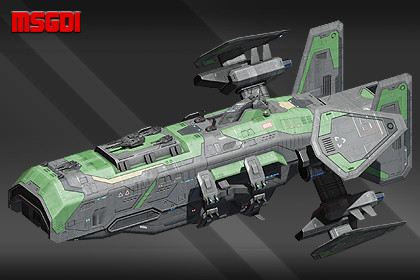 Spaceship Perseus Battlecruiser
