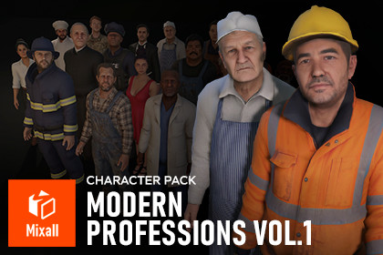 Modern Professions Vol.1 - Character Pack