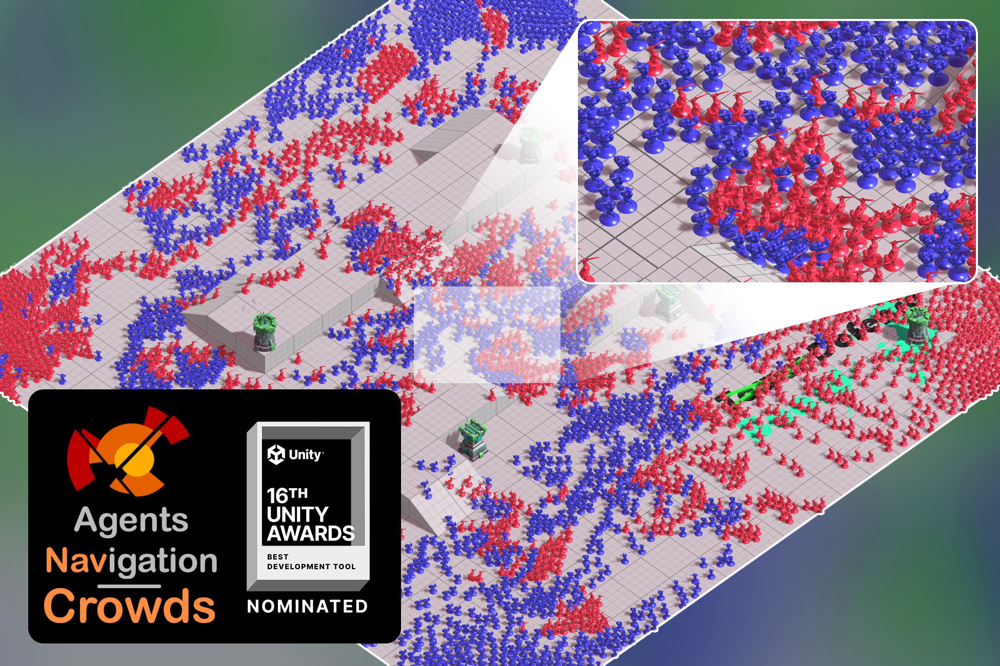 Agents Navigation - Crowds | Behavior AI | Unity Asset Store