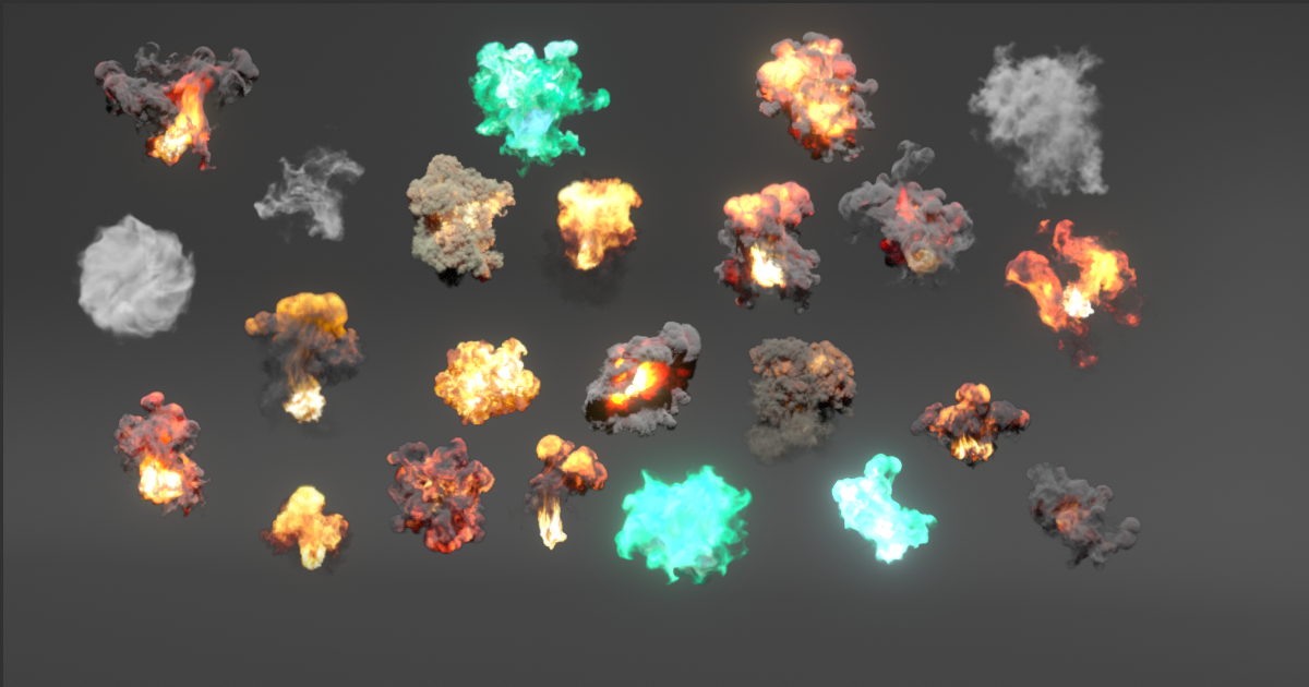 VFX Explosion Texture Pack | VFX Particles | Unity Asset Store