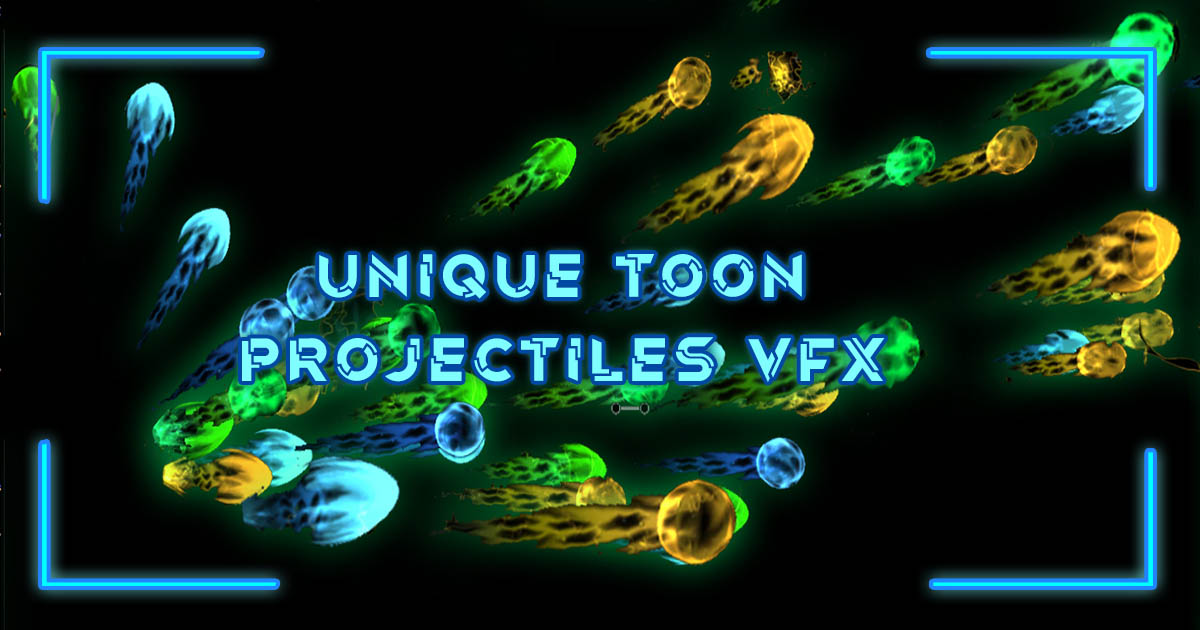 Unique Toon Projectiles VFX Effect | VFX Particles | Unity Asset Store