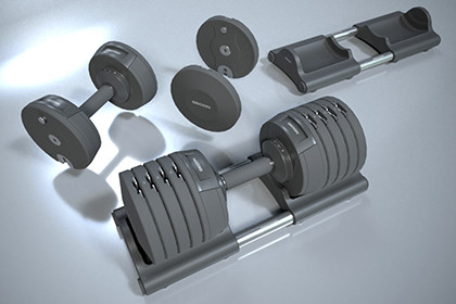 Modular Adjustable Dumbbell