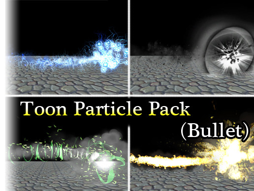 Particle Pack Unity Toon particle pack SKJ Ver.1(Bullet) | VFX Particles | Unity Asset Store